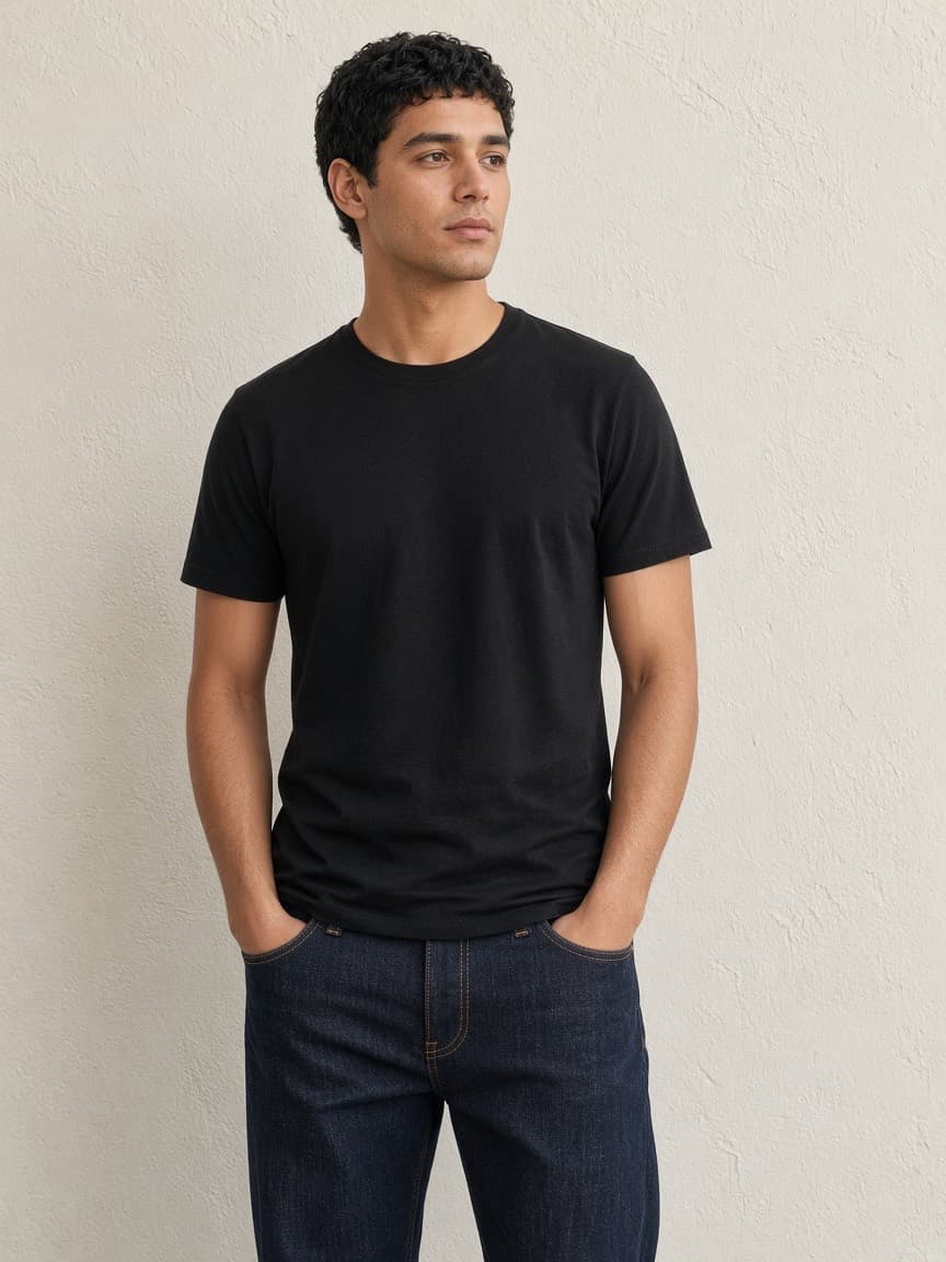 Ripe Crew in Ink, worn